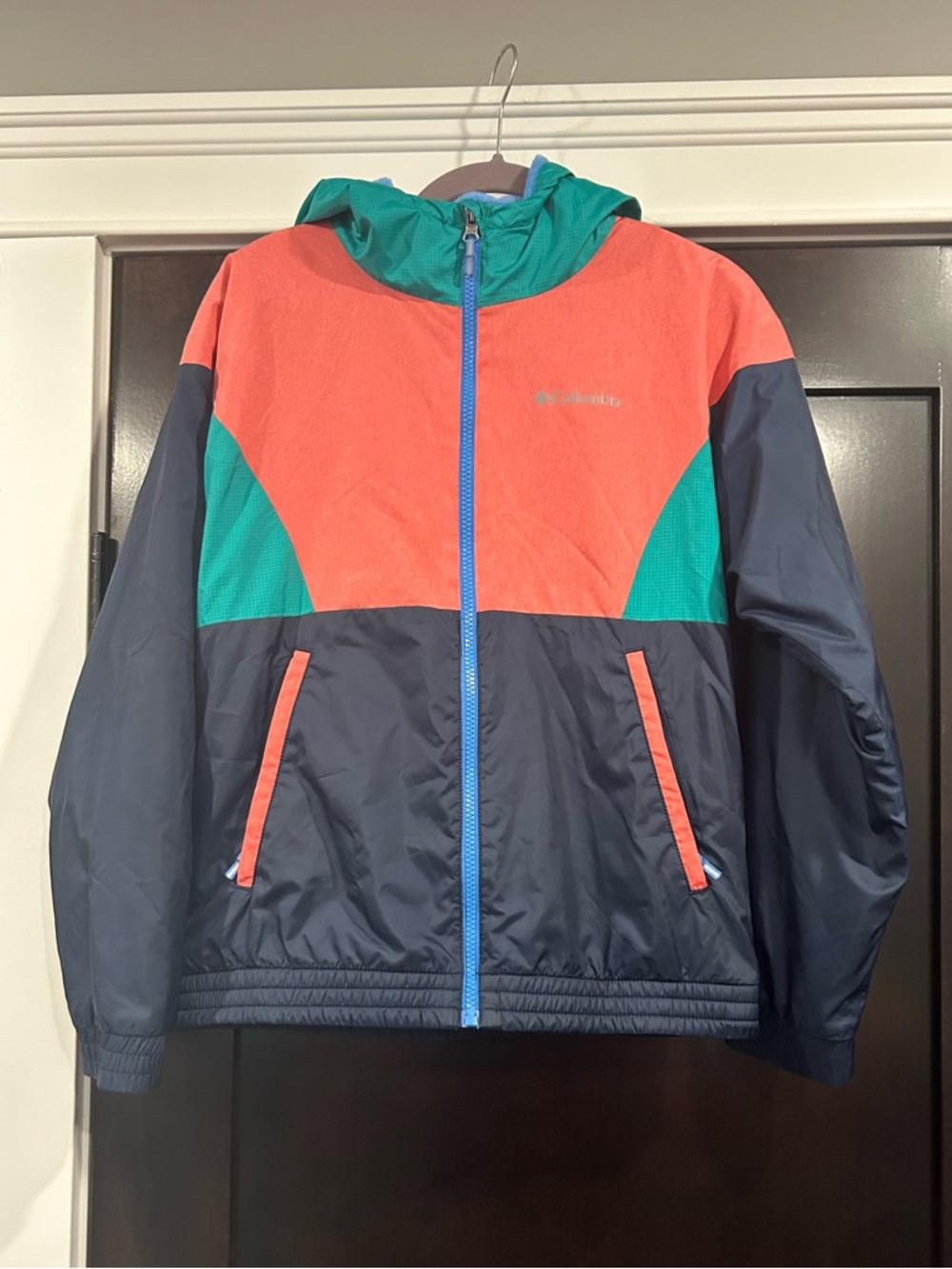 Columbia Size Large (14/16) Girl's Fleece Lined Jacket
